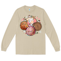 Mushroom christmas pan dulce Long Sleeve Tee - MaliasSmallBusiness