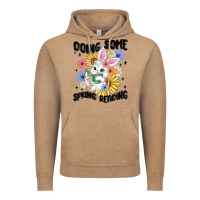 Vintage Coffee doing some spring reading Vintage Hoodie - MaliasSmallBusiness