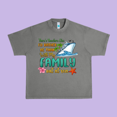 There's Nowhere Else I'd Rather Be Than With My Fa Urban Heavy Tee Designed By Maliassmallbusiness