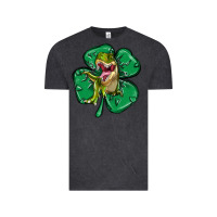 Vintage Black dinosaur st patricks day Vintage Tee - MaliasSmallBusiness