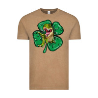 Vintage Coffee dinosaur st patricks day Vintage Tee - MaliasSmallBusiness