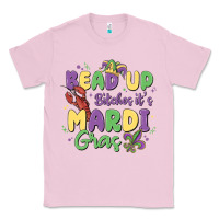 Bubblegum Pink bead up bitches it's mardi gras Classic Tee - MaliasSmallBusiness