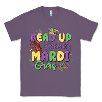 Lavender bead up bitches it's mardi gras Classic Tee - MaliasSmallBusiness