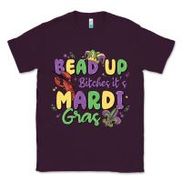 Plum bead up bitches it's mardi gras Classic Tee - MaliasSmallBusiness