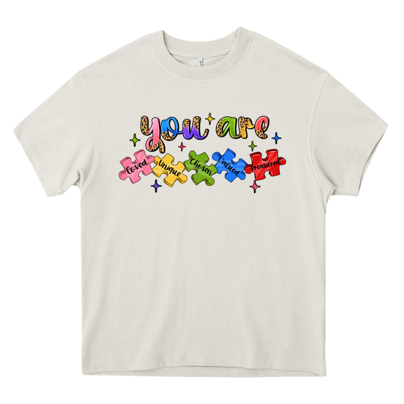You Are Loved Autism Heavy Core Tee by JahusDesignShop | Teevron