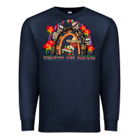 Navy cinco de mayo rainbow Premium Sweatshirt - CowGirlArtShop