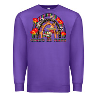 Purple cinco de mayo rainbow Premium Sweatshirt - CowGirlArtShop