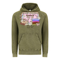 Vintage Olive cozy bookish weekend ticket Vintage Hoodie - MaliasSmallBusiness