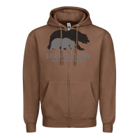 Chestnut Mama Bear Sleep Disorders Awareness Zipper Hoodie - Bettercallsaul