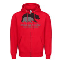 Red Mama Bear Sleep Disorders Awareness Zipper Hoodie - Bettercallsaul