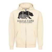 Sandshell Mama Bear Sleep Disorders Awareness Zipper Hoodie - Bettercallsaul