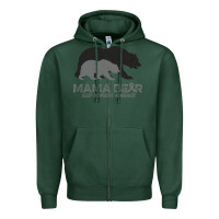Sports Green Mama Bear Sleep Disorders Awareness Zipper Hoodie - Bettercallsaul