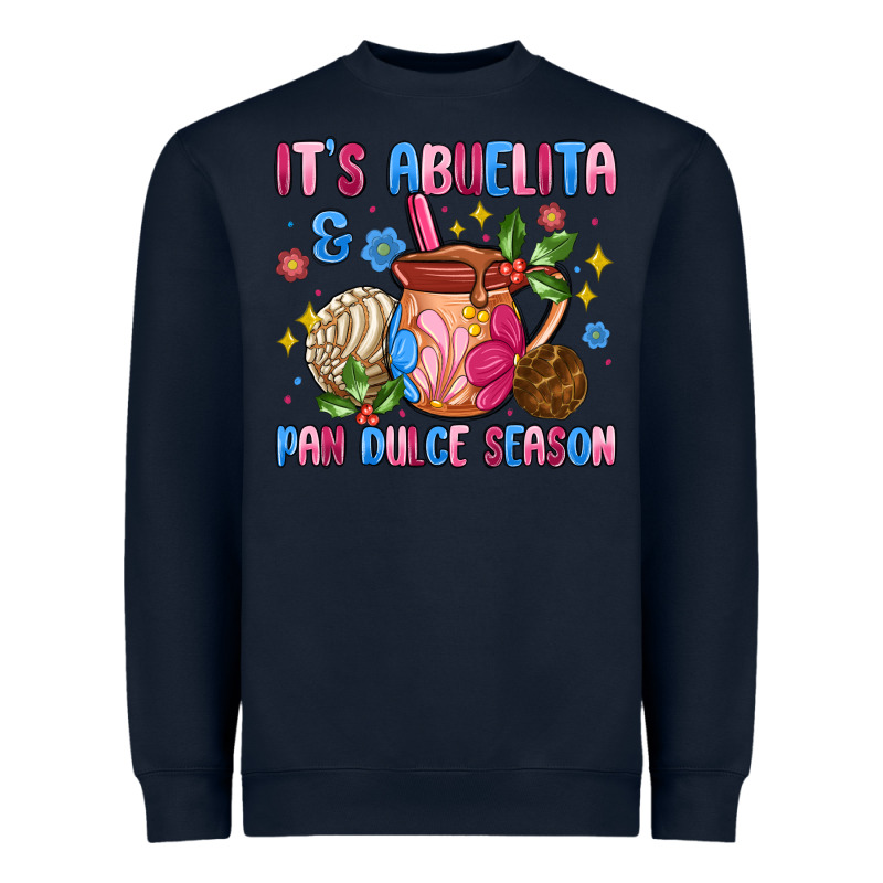 Its Abuelita And Pan Dulce Season Heavyweight Sweatshirt by MaliasSmallBusiness | Teevron