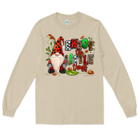 Mushroom enjoy the little things Long Sleeve Tee - MaliasSmallBusiness