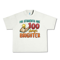 Pistachio my students 100 days brighter Urban Heavy Tee - MaliasSmallBusiness