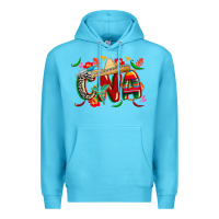 Ocean Blue cinco de mayo cna Premium Hoodie - CowGirlArtShop
