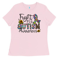 Fight For Autism Awareness Ladies Tee | Teevron