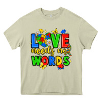 Mossy love needs no words Heavy Core Tee - JahusDesignShop