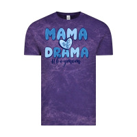 Cloud Purple mama of drama boy mom Vintage Tee - MaliasSmallBusiness