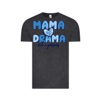 Vintage Black mama of drama boy mom Vintage Tee - MaliasSmallBusiness