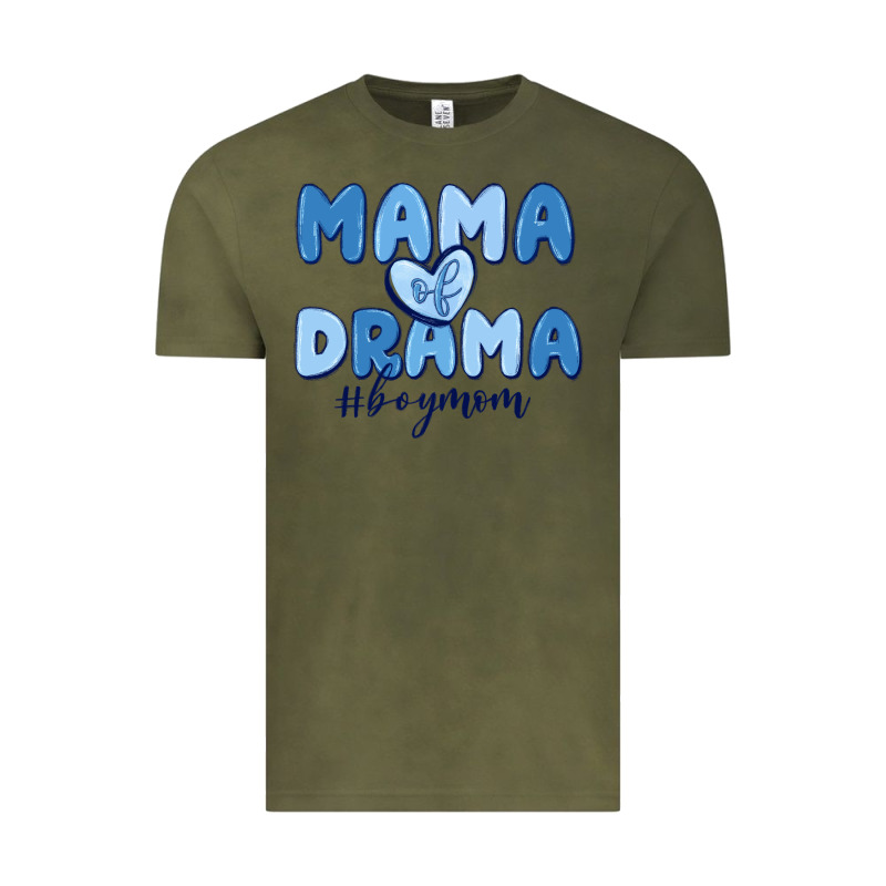 Mama Of Drama Boy Mom Vintage Tee by MaliasSmallBusiness | Teevron