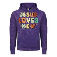 Cloud Purple jesus loves me Vintage Hoodie - MaliasSmallBusiness