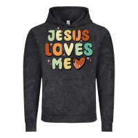Vintage Black jesus loves me Vintage Hoodie - MaliasSmallBusiness