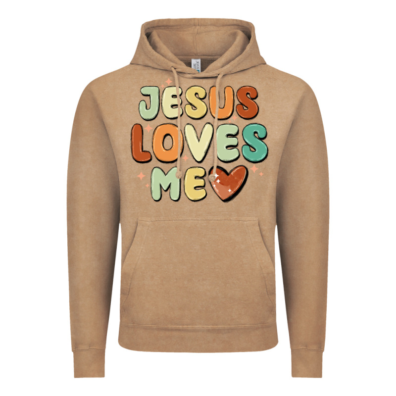 Jesus Loves Me Vintage Hoodie by MaliasSmallBusiness | Teevron
