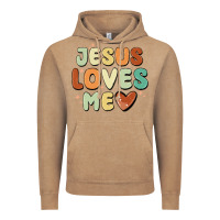Vintage Coffee jesus loves me Vintage Hoodie - MaliasSmallBusiness