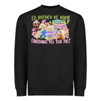 Black id rather be home finishing my tbr pile Heavyweight Sweatshirt - MaliasSmallBusiness