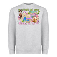 Heather Grey id rather be home finishing my tbr pile Heavyweight Sweatshirt - MaliasSmallBusiness