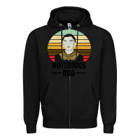 Black Notorious RBG Zipper Hoodie - Bettercallsaul