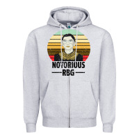 Heather Grey Notorious RBG Zipper Hoodie - Bettercallsaul