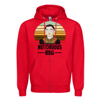 Red Notorious RBG Zipper Hoodie - Bettercallsaul