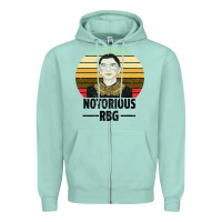 Seafoam Notorious RBG Zipper Hoodie - Bettercallsaul