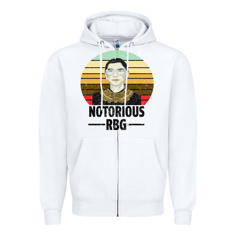 Notorious Rbg Zipper Hoodie by Bettercallsaul | Teevron