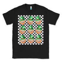 Black boujee checker board leprechaun Classic Tee - MaliasSmallBusiness