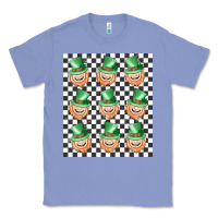 Colony Blue boujee checker board leprechaun Classic Tee - MaliasSmallBusiness