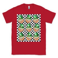 Red boujee checker board leprechaun Classic Tee - MaliasSmallBusiness