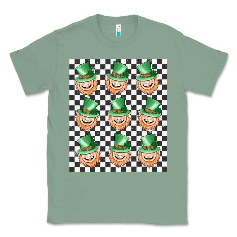 Boujee Checker Board Leprechaun Classic Tee by MaliasSmallBusiness | Teevron