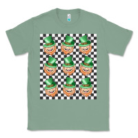 Sage boujee checker board leprechaun Classic Tee - MaliasSmallBusiness