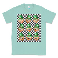 Seafoam boujee checker board leprechaun Classic Tee - MaliasSmallBusiness
