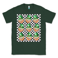 Sports Green boujee checker board leprechaun Classic Tee - MaliasSmallBusiness