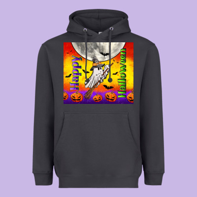 Happy Halloween Heavyweight Hoodie Designed By Tumblerdesignbyshophia