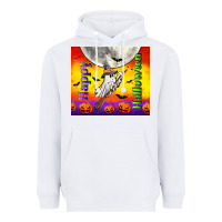 White happy halloween Heavyweight Hoodie - TumblerDesignByShophia
