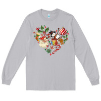Moon Dust christmas heart Long Sleeve Tee - MaliasSmallBusiness