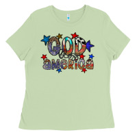 Matcha god bless america Ladies Tee - CowhideDigitalArt