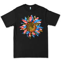 Black sunflower front Premium Tee - AdoDesignShop