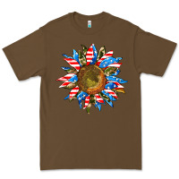 Cacao sunflower front Premium Tee - AdoDesignShop