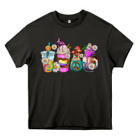 Asphalt hippie coffee cups Heavy Core Tee - AdoDesignShop